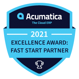 Acumatica Excellence Award 2021