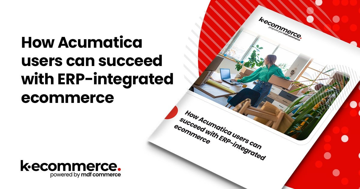 Acumatica Cloud ERP integrated ecommerce platform