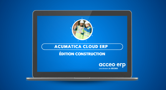 Acumatica ERP, édition Construction